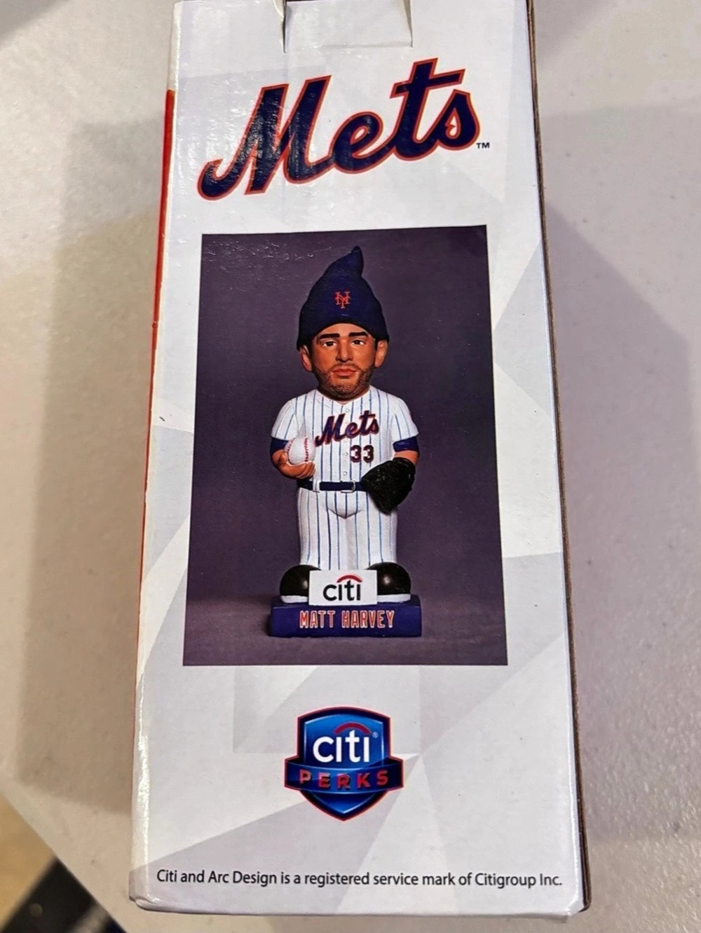 Citi Matt Harvey Citi Field Bobblehead Mets Matt Harvey Bobblehead Box